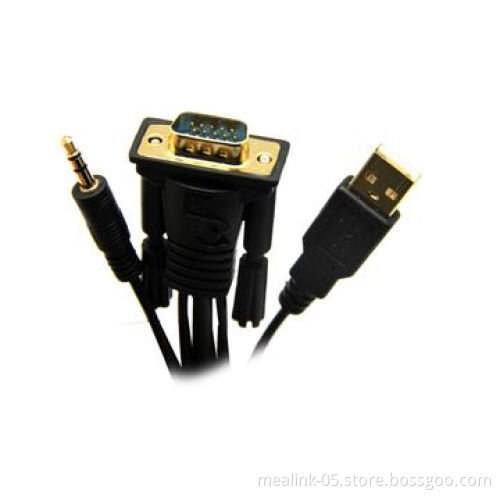 VGA, Audio, USB to HDMI CableNew